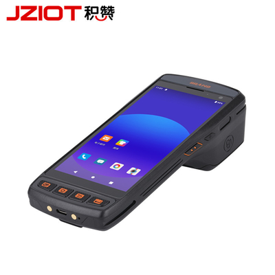 JZIOT SDK 장착 무선 휴대용 레이저 1D 2D 휴대용 안드로이드 NFC 바코드 PDA 스캐너 프린터
