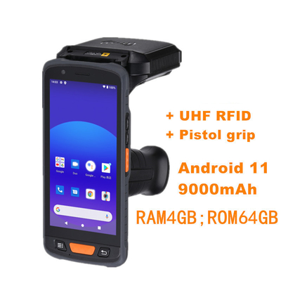 견고한 휴대용 134.2khz LF RFID 리더 PDA 장거리 가축 관리 RFID 귀 태그