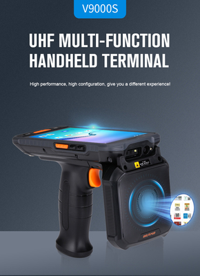 공장 직접 공급 UHF 860-960MHz 블랙 ABS 리더 RFID 시스템 인벤토리 관리를 위한 휴대용 PDA