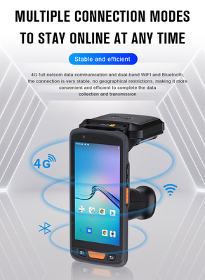 신뢰할 수 있는 RFID 안드로이드 11 견고한 4G 와이파이 블루 치아 GSM 카메라 1D 2D 바코드 스캐너 휴대용 PDA